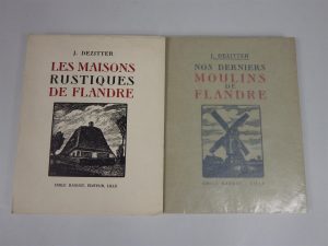 J Dezitter Nos Derniers Moulins De Flandre Lille Raoust 1938 In 4 Broche N 26 40 Sur Velin D Arches Avec Suite De Bois Sur Annam Et J Dezitter Les Maisons Rustiques De